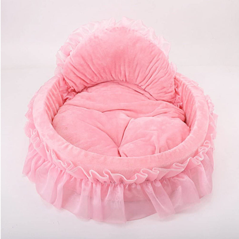 Cama de princesa para perros y gatos